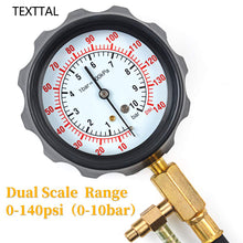 Load image into Gallery viewer, TEXTTAL Universal Fuel Pressure Tester Kit, for All Fuel Injection Systems Tester and Most Cars and Trucks World Wide