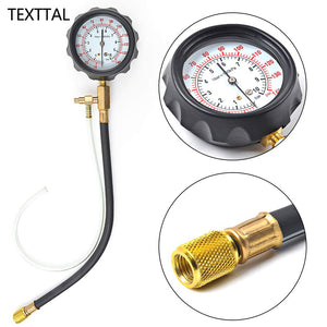 TEXTTAL Universal Fuel Pressure Tester Kit, for All Fuel Injection Systems Tester and Most Cars and Trucks World Wide