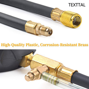 TEXTTAL Universal Fuel Pressure Tester Kit, for All Fuel Injection Systems Tester and Most Cars and Trucks World Wide