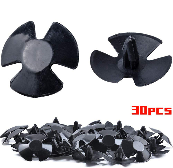 TEXTTAL 30pcs Hood Insulation Retainers - for Chrysler, Jeep, Dodge, Ram - Replace OEM 4878883AA LH LHS Nylon Clip