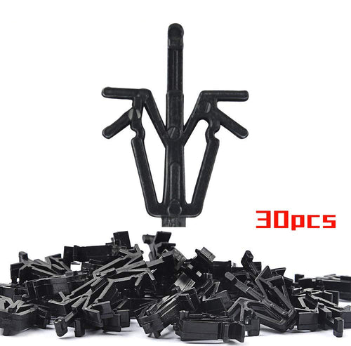 TEXTTAL 30PCS Grill Clips Retainer, Interior Trim Panel Grille Fastener for Toyota 4Runner 89-02, Pickup 89-95, RAV4 01-05, Tacoma 95-04, Replace OEM: 90467-12040